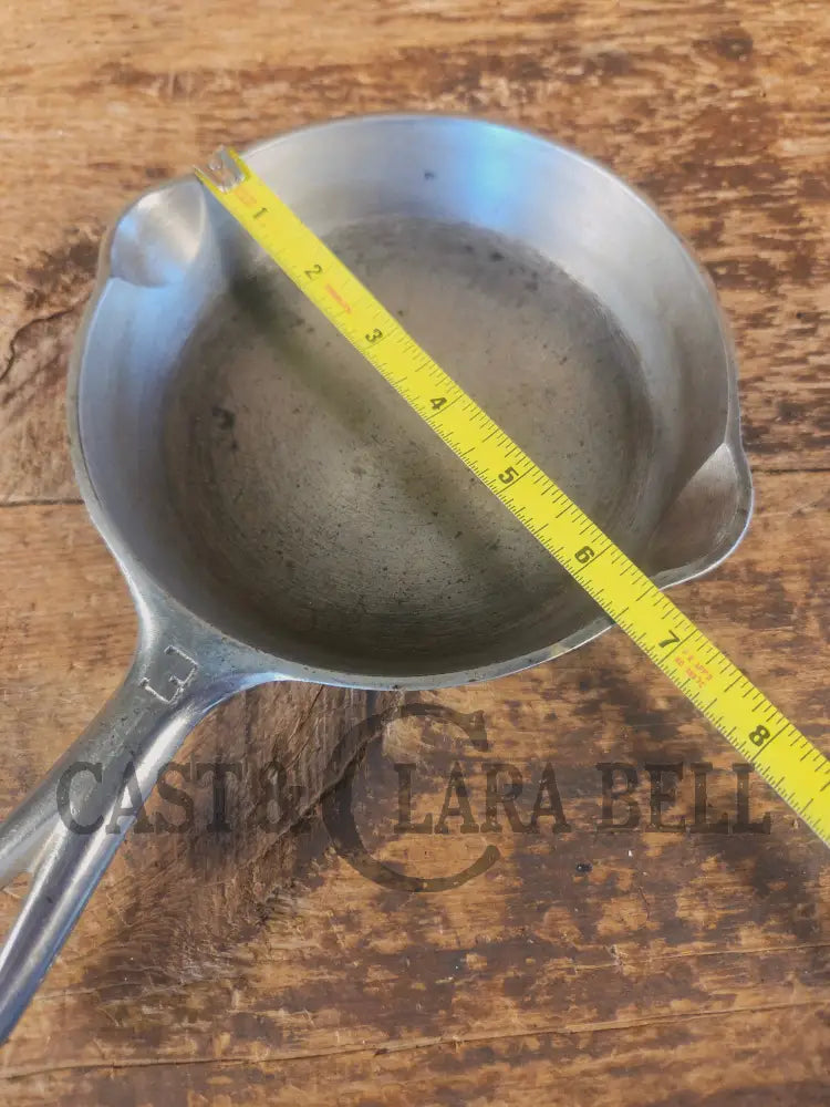 1930’s Griswold #3 Chrome Finish Cast Iron Skillet with Large Block Logo 709 A - Skillet