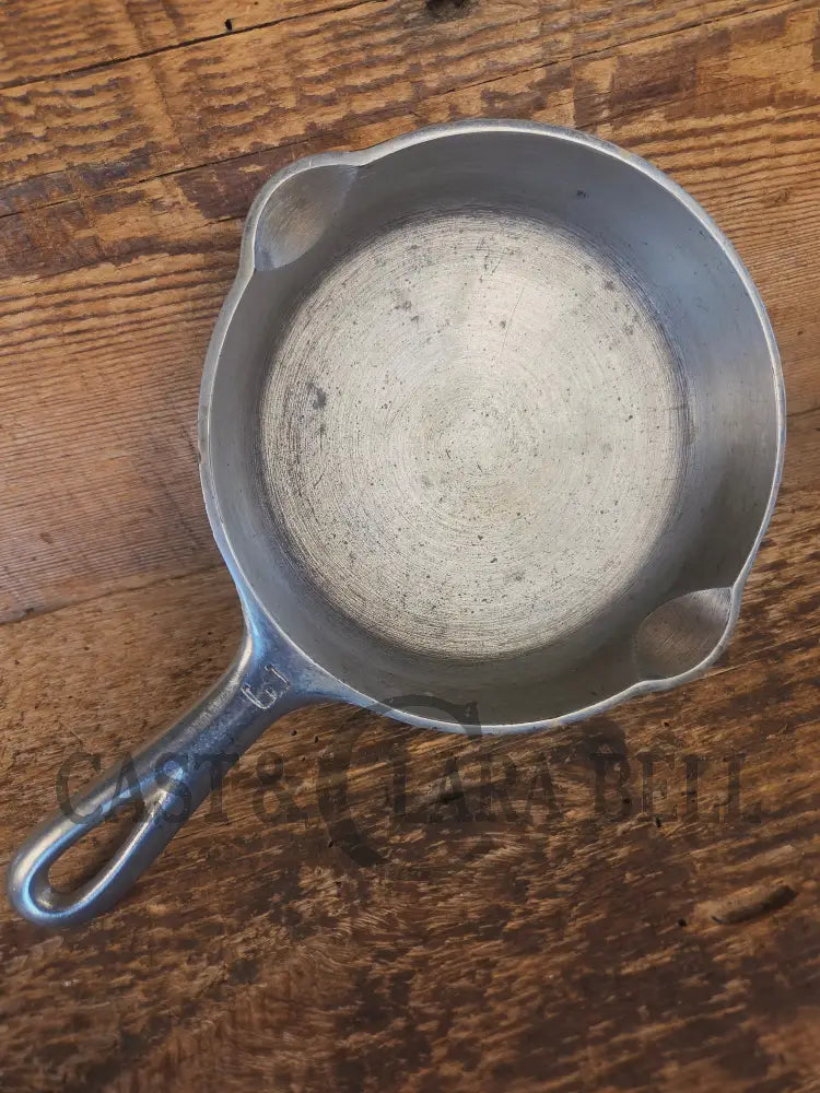 1930’s Griswold #3 Chrome Finish Cast Iron Skillet with Large Block Logo 709 A - Skillet