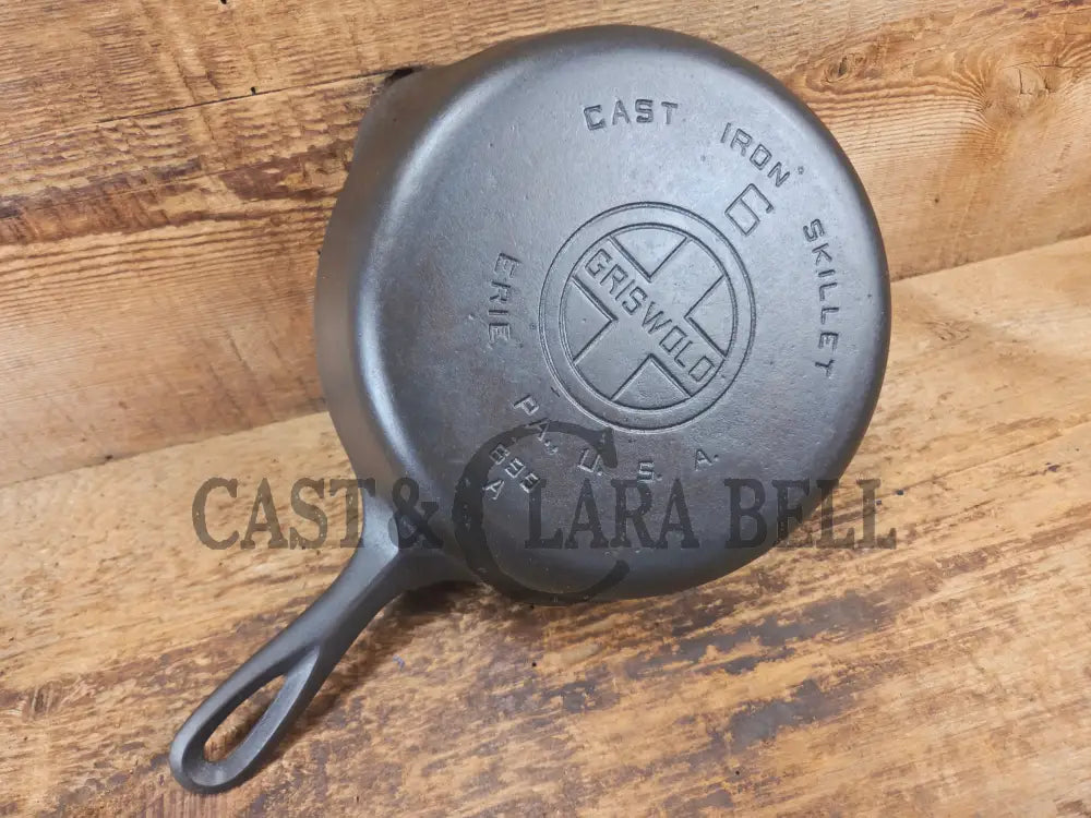 Griswold #7 Skillet with Large Block Logo and Smooth Bottom 701 D - Skillet
