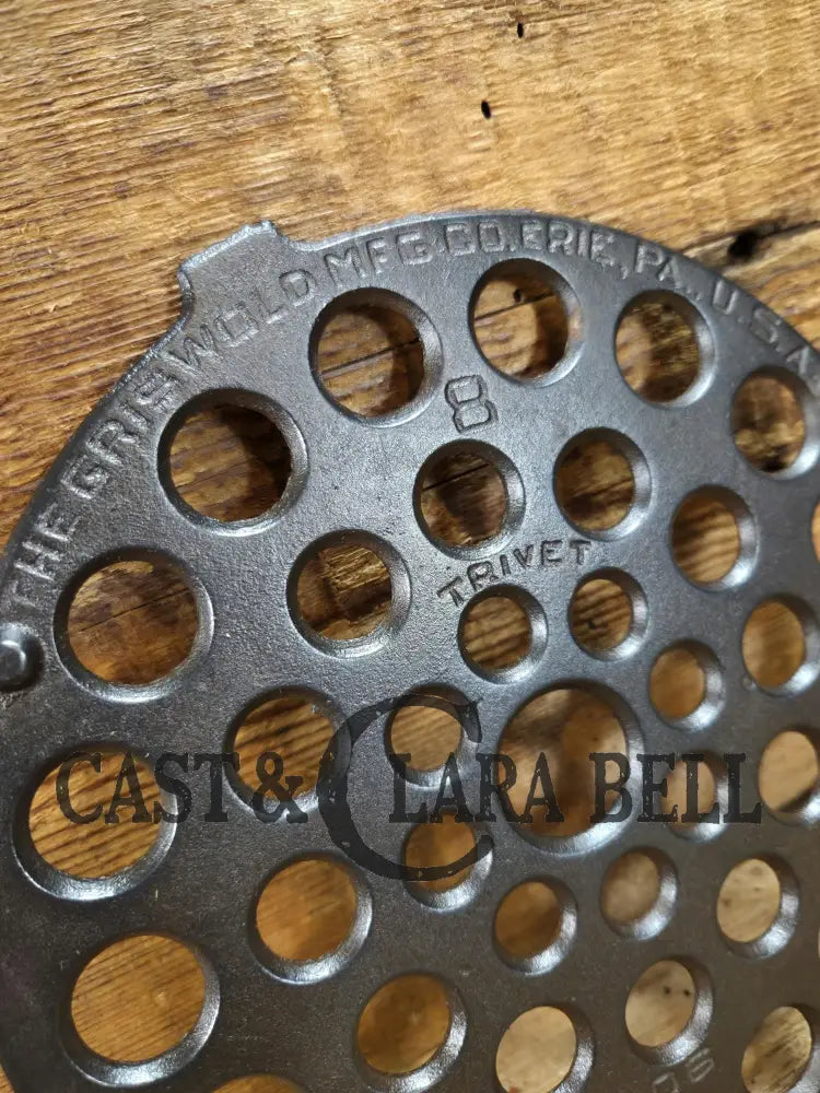 Griswold #8 Trivet. For #8 Griswold Tite Top Dutch Oven. #206. Perfect for your Dutch oven Dutch Ovens Trivets & Kettles