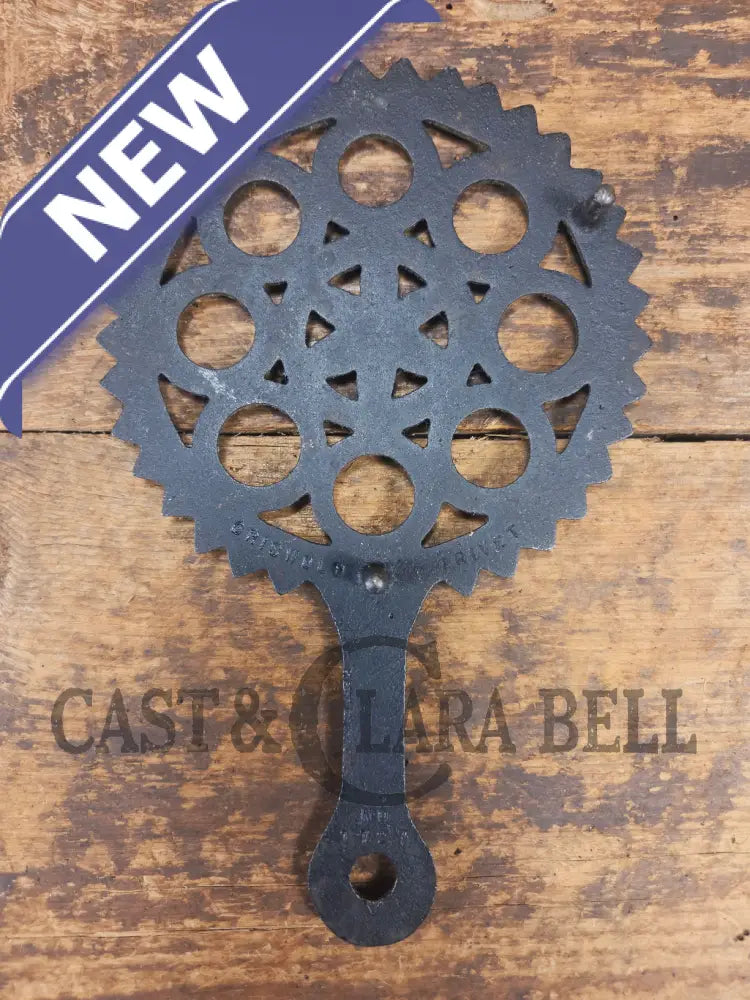 Griswold made ’Hex Gear’ large table trivet. #1727 perfect for your kitchen or dinner table! - Dutch Ovens Trivets &