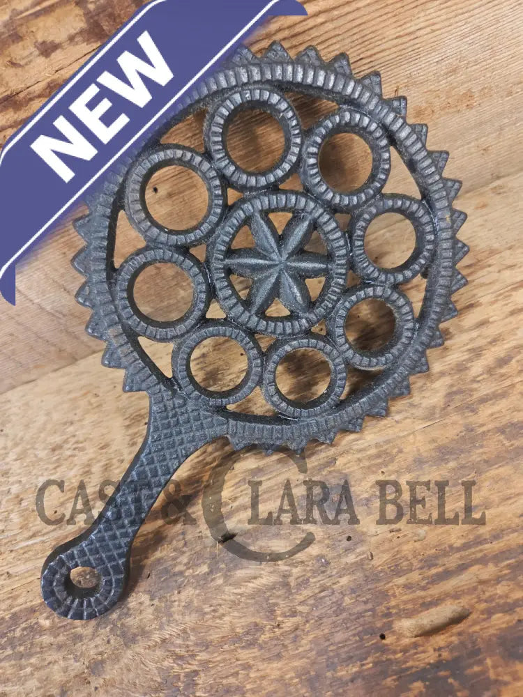 Griswold made ’Hex Gear’ large table trivet. #1727 perfect for your kitchen or dinner table! - Dutch Ovens Trivets &