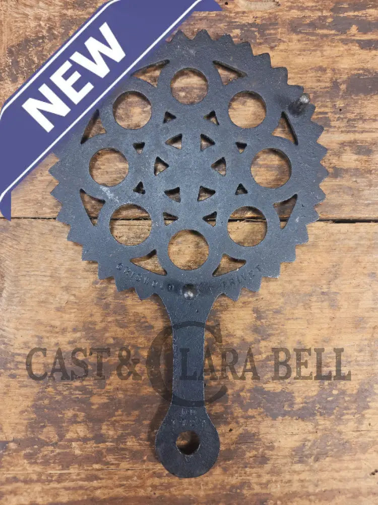 Griswold made ’Hex Gear’ large table trivet. #1727 perfect for your kitchen or dinner table! - Dutch Ovens Trivets &