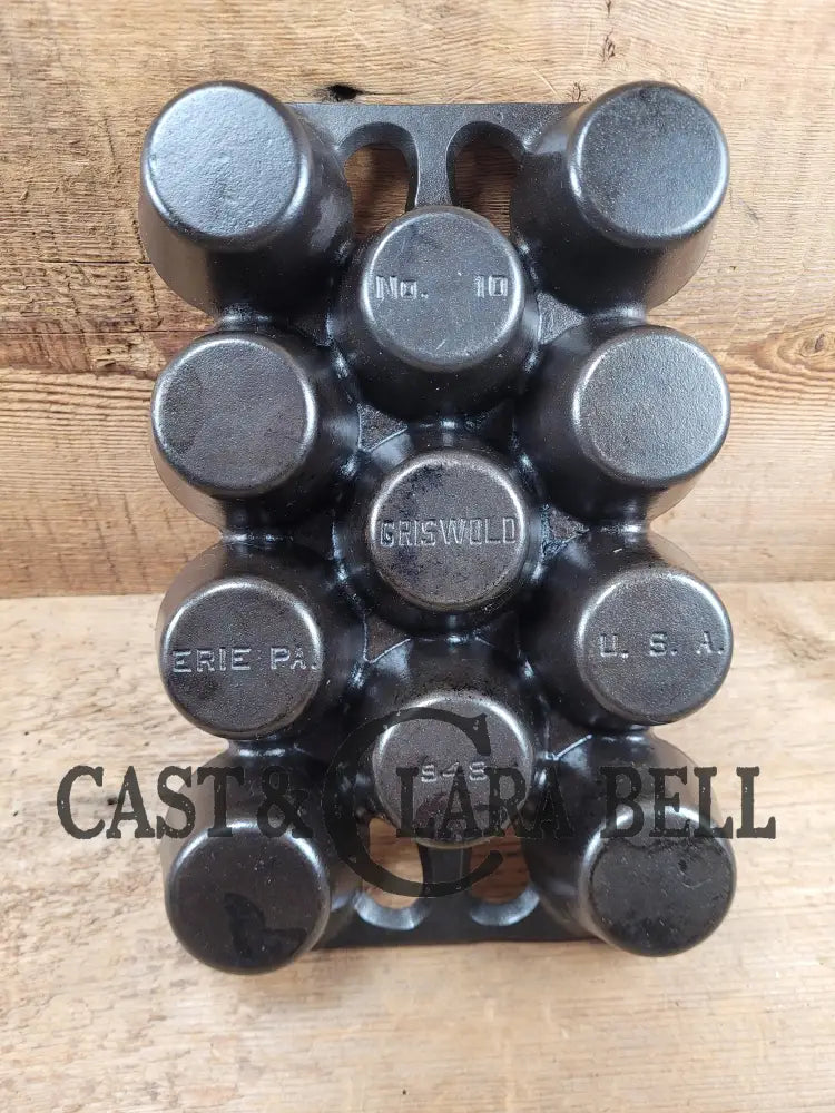 Griswold No. 10 Popover Pan 948. Variation 15 Closed Frame. Ready To Make Delicious Brownies