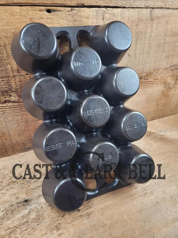 Griswold No. 10 Popover Pan 948. Variation 15 Closed Frame. Ready To Make Delicious Brownies