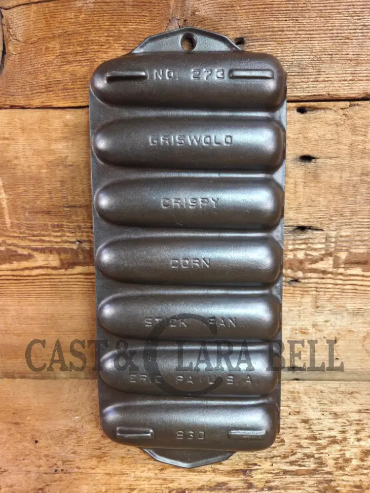 Griswold No. 273 Crispy Corn Stick Cast Iron Pan Bakeware