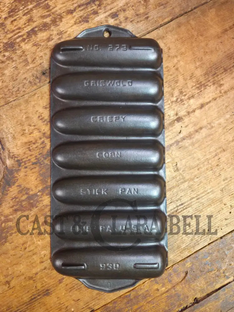 Griswold No. 273 Crispy Corn Stick Cast Iron Pan Bakeware