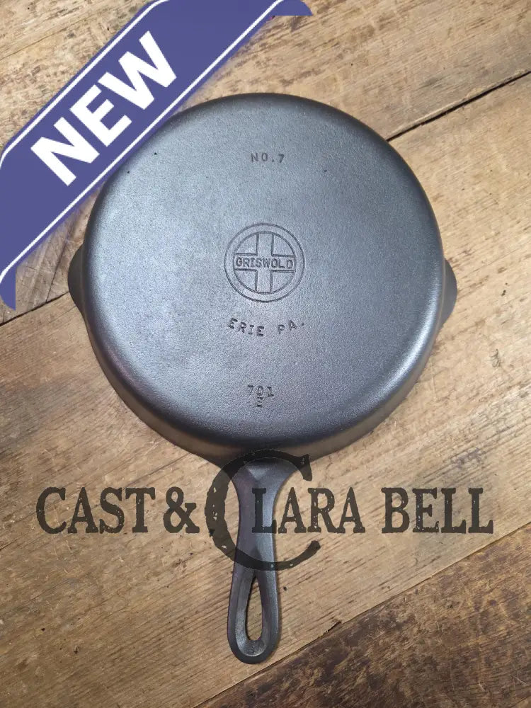 Griswold No. 7 Cast Iron Skillet with Small Block Logo 701 E. Awesome for sides and saute! Skillet