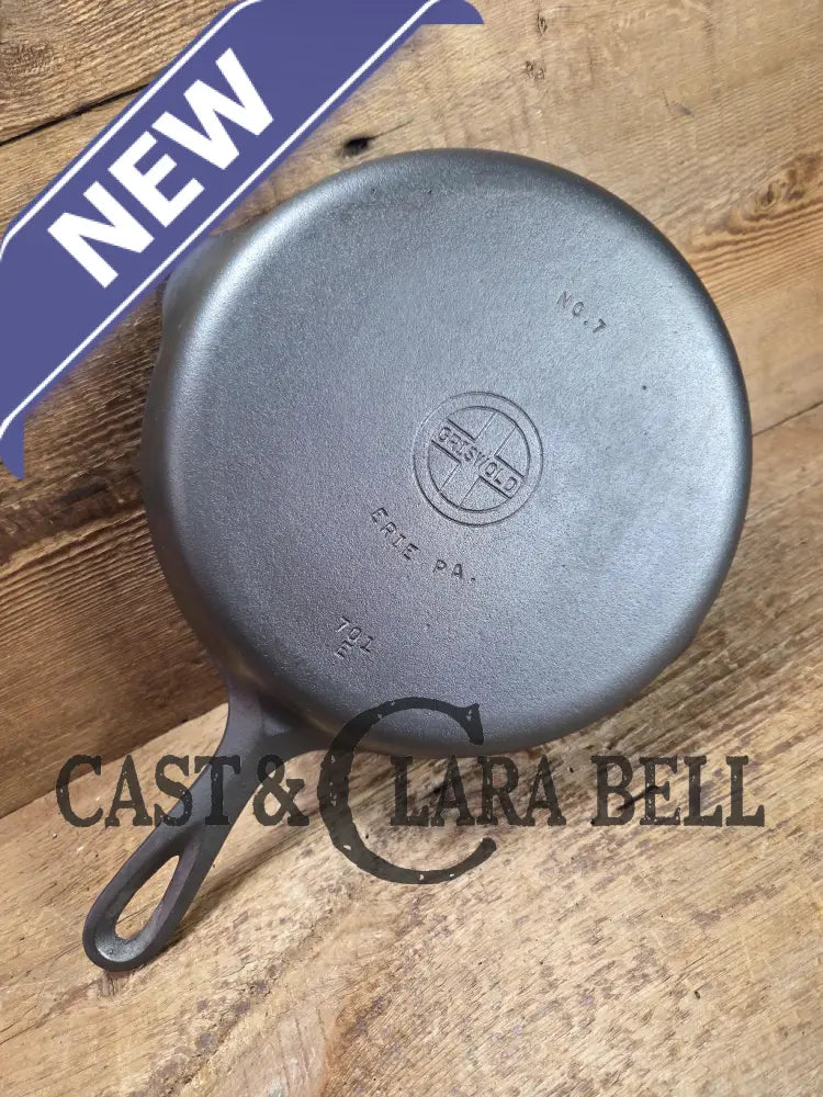 Griswold No. 7 Cast Iron Skillet with Small Block Logo 701 E. Awesome for sides and saute! Skillet