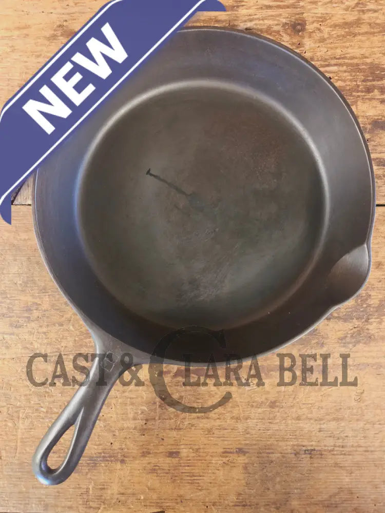 Griswold No. 8 Cast Iron Skillet with Small Block Logo and Smooth Bottom 704 L - Skillet