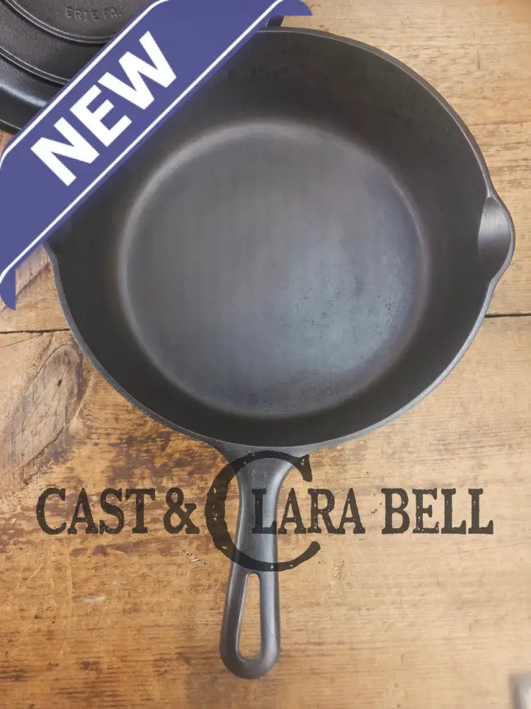 Griswold No. 8 DEEP Skillet (Chicken Fryer) Small Block Logo 777 & No. 8 Skillet Lid Small Block Logo 1098 Skillet