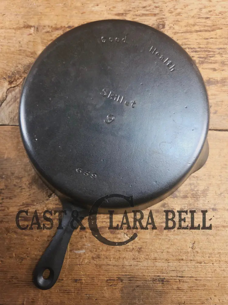 Griswoldβs Good Health #9 Cast Iron Skillet 659. Classic Department store piece! Skillet