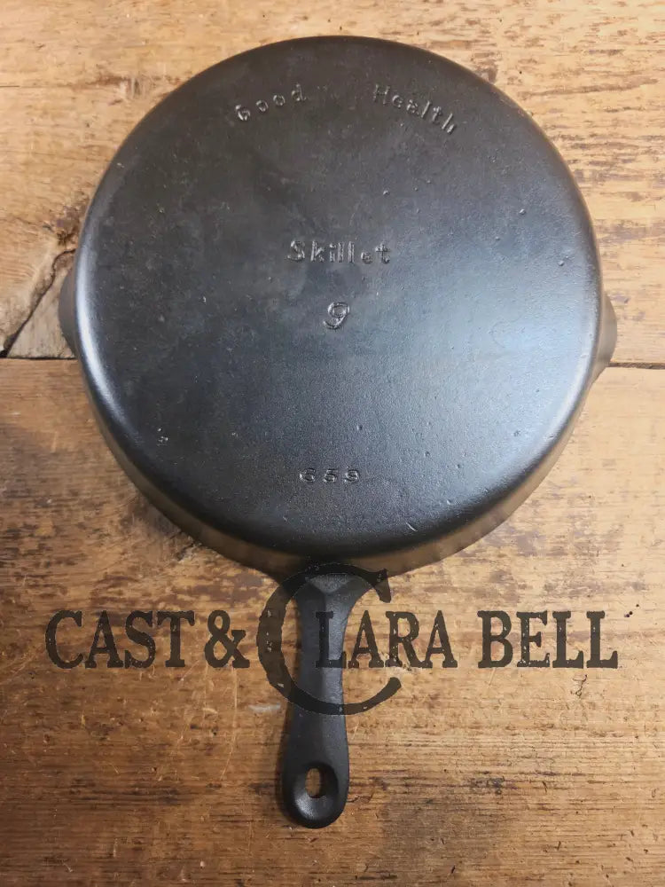 Griswoldβs Good Health #9 Cast Iron Skillet 659. Classic Department store piece! Skillet