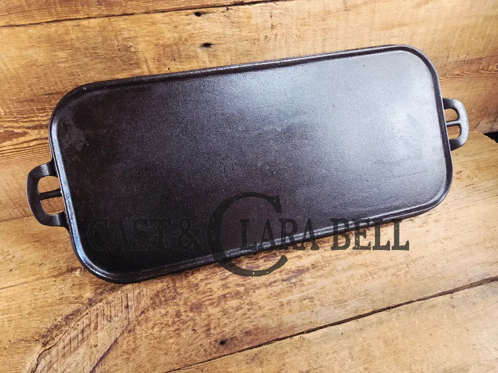 Hard to Find! 1890’s Era Wagner Block Straight #9 Griddle. Restored and Ready to Add to Your Collection! GORGEOUS