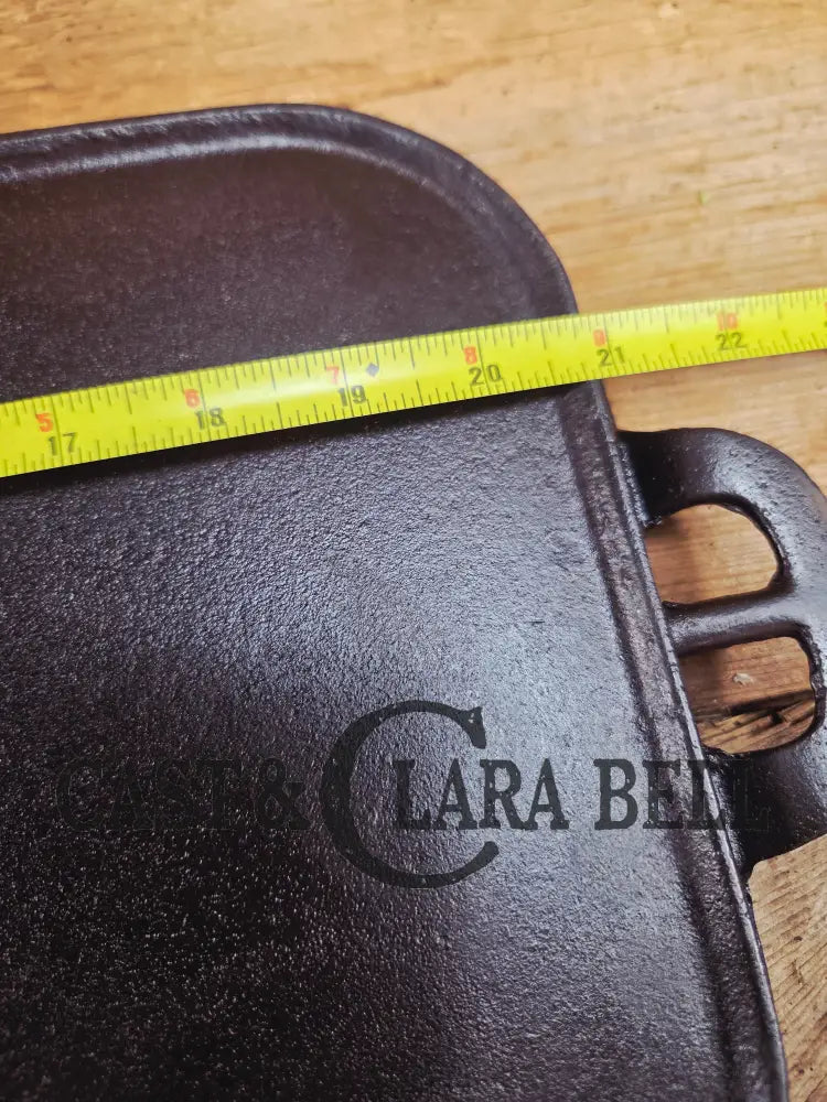 Hard to Find! 1890’s Era Wagner Block Straight #9 Griddle. Restored and Ready to Add to Your Collection! GORGEOUS