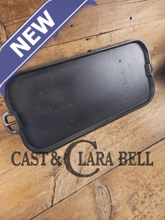 Hard to Find! 1910βs Early Wagner Sidney Arc Straight #9 Griddle. Restored and Ready to Add to Your Collection! Griddle