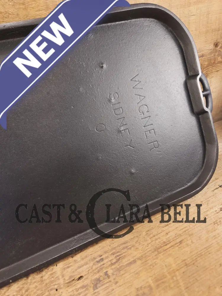 Hard to Find! 1910’s Early Wagner Sidney Arc Straight #9 Griddle. Restored and Ready to Add to Your Collection! Griddle