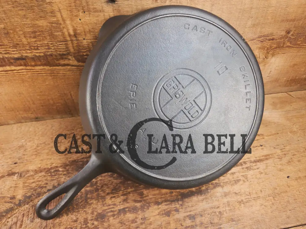 Hard to find BIG Skillet! 1920’s Griswold #10 Skillet with Large Block Logo 716 A. Almost perfect condition Skillet