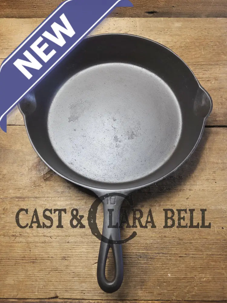Hard to find BIG Skillet! 1920’s Griswold #10 Skillet with Large Block Logo 716 A. Fully restored but read description