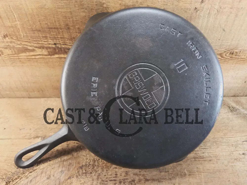 Hard to find BIG Skillet! 1920’s Griswold #10 Skillet with Large Block Logo 716 A. Fully restored. Getting harder to
