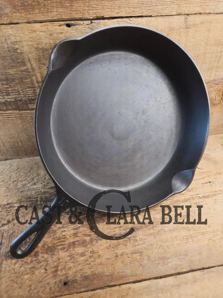 Hard to find BIG Skillet! 1920’s Griswold #10 Skillet with Large Block Logo 716 Fully restored. Getting harder to find!