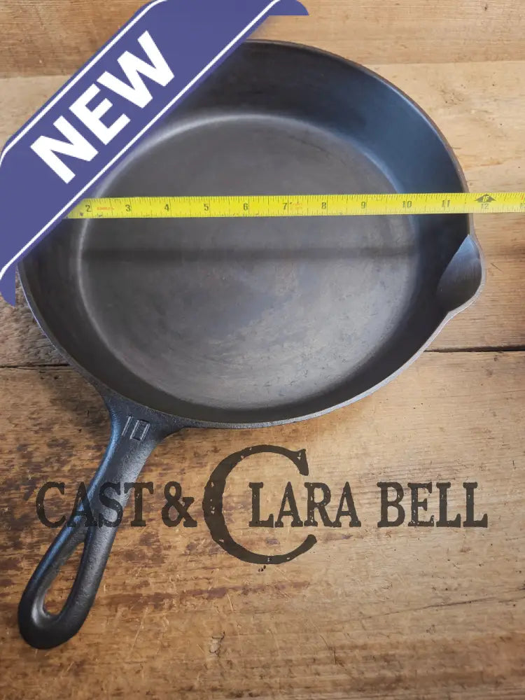 Hard to find BIG Skillet! 1920βs Griswold #10 Skillet with Large Block Logo 716 Fully restored. Getting harder to find!