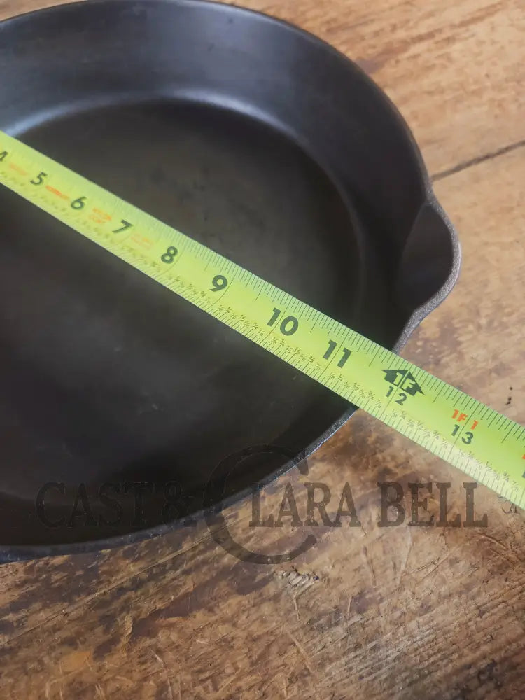 Hard to find BIG Skillet! 1930’s Griswold #10 Skillet with Large Block Logo Smooth Bottom 716 B - Skillet