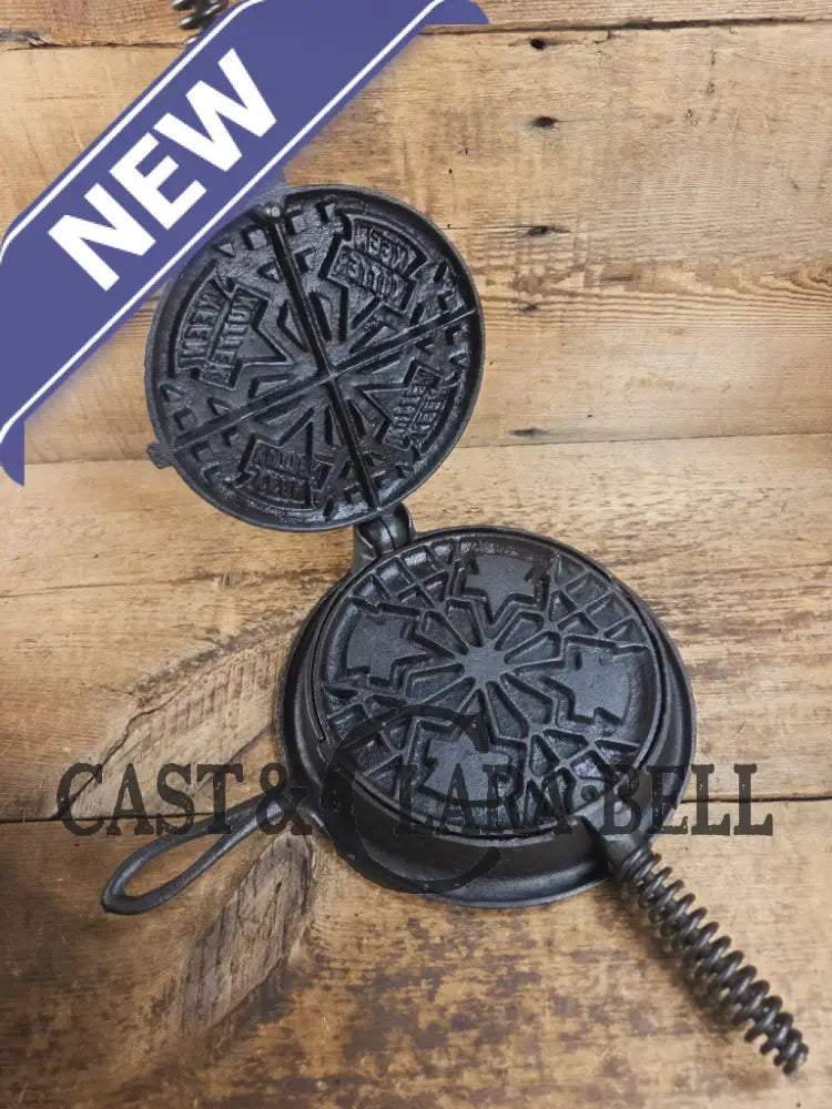 Hard to find check out the waffle pattern! 1920βs βKeen Kutterβ by E.C. Simmons (Simmons hardware) #8 Waffle Iron with