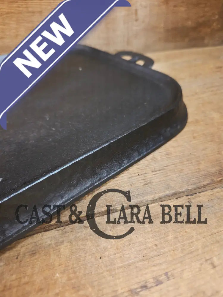 Hard to Find hammered finish and priced to sell! 1930βs Era Wagner #9 Hammered Finish Long Griddle Griddle