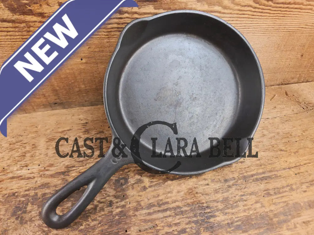 Hard to Find Wagner Sidney -O- #3 Skillet with ’Pie’ Logo and Smooth Bottom 1053 Skillet