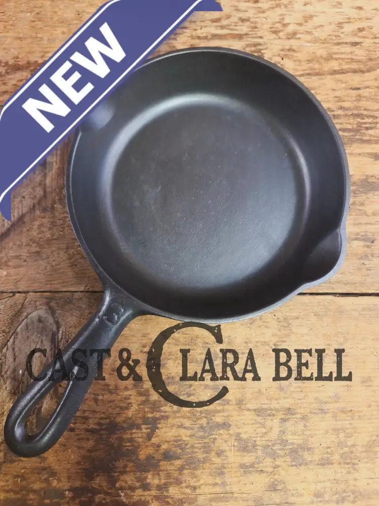 Harder to Find! 1910’s Griswold #3 Egg Skillet Large Block Slant Logo ERIE 709. Beauty! Skillet