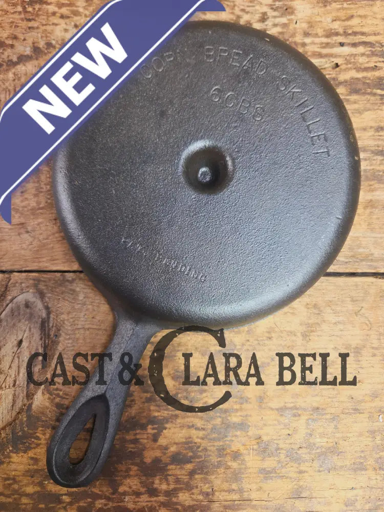 Harder to find! Birmingham Stove & Range Cast Iron Corn Bread Skillet 6 cup. Great gift idea! Skillet