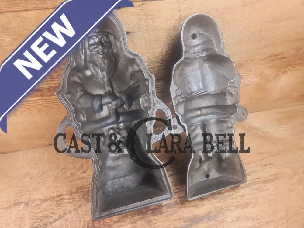 Ho Ho Hold the SHOW!! The Authentic #897/898 Griswold SANTA Cake Mold (Hello Kiddies!). Many copies are out there see