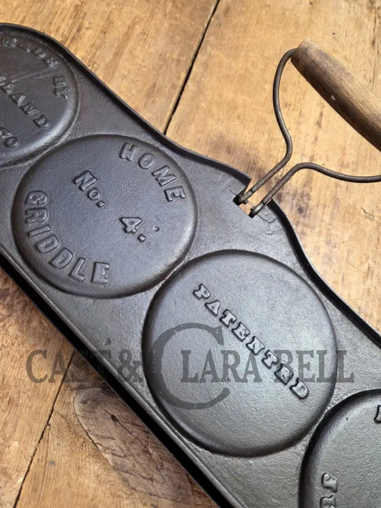 Hot Item!! Late 1800’s Fully Marked Highland Foundry Co pancake flop griddle. Very unique gift idea and new family