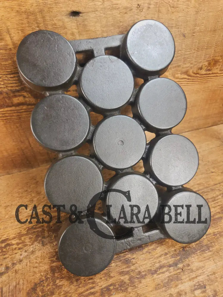 HTF 1920βs Griswold No. 1 Gem Pan Variation 1 11 cup p/n 940. Rarity 4 Bakeware