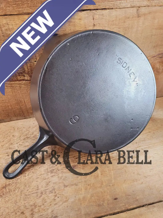 Htf And Gorgeous! Early 1900βS Wagner Made Sidney βArc Logoβ #9 Cast Iron Skillet. Very Good