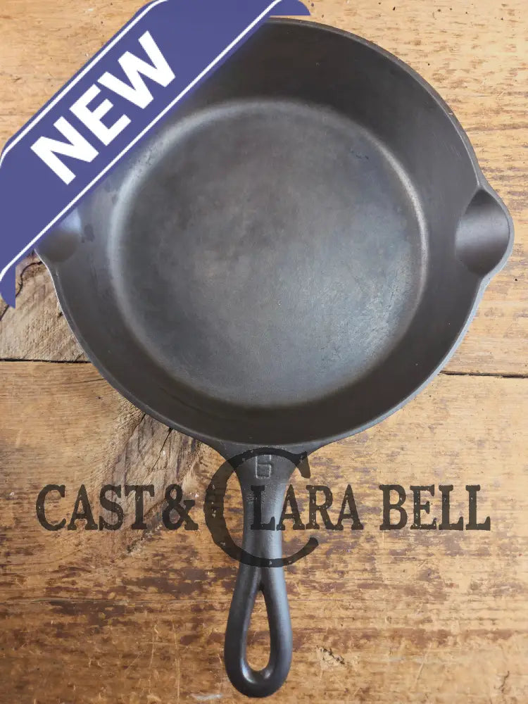 HTF Early 1900βs Griswold #6 Cast Iron Skillet Large Slant Logo 699 B Skillet
