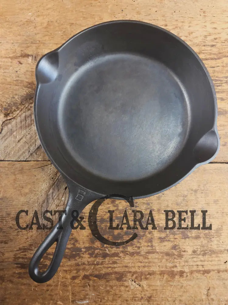 HTF Early 1900βs Griswold #6 Cast Iron Skillet Large Slant Logo 699 B Skillet