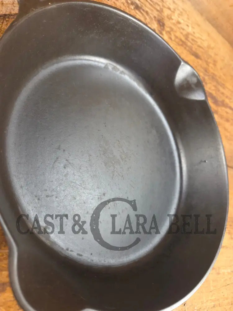 HTF Early 1900βs Griswold #6 Cast Iron Skillet Large Slant Logo 699 B Skillet