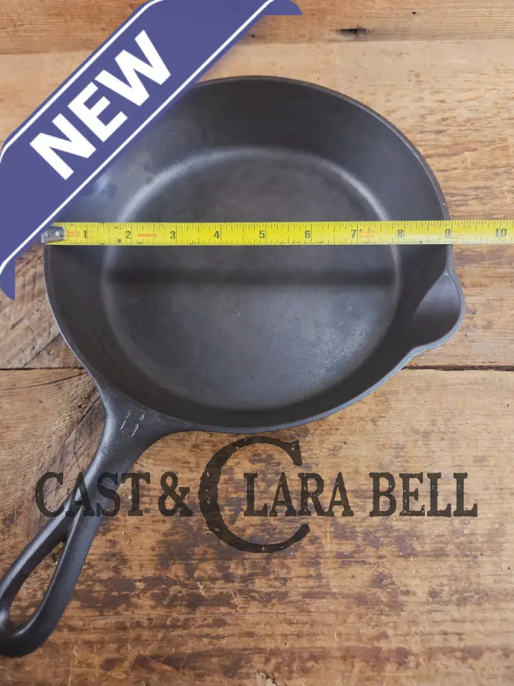 HTF Early 1900βs Griswold #6 Cast Iron Skillet Large Slant Logo 699 B Skillet