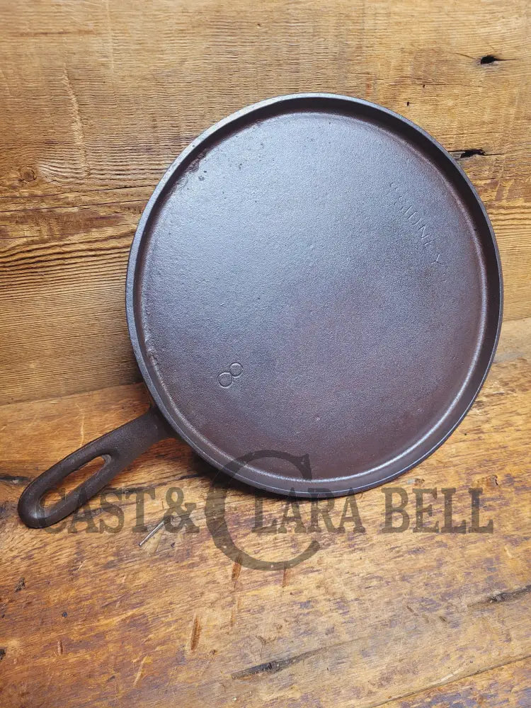 Rare Late 1800S Sidney (Pre-Wagner) Holloware Griddle. Elegant And Unique Griddle