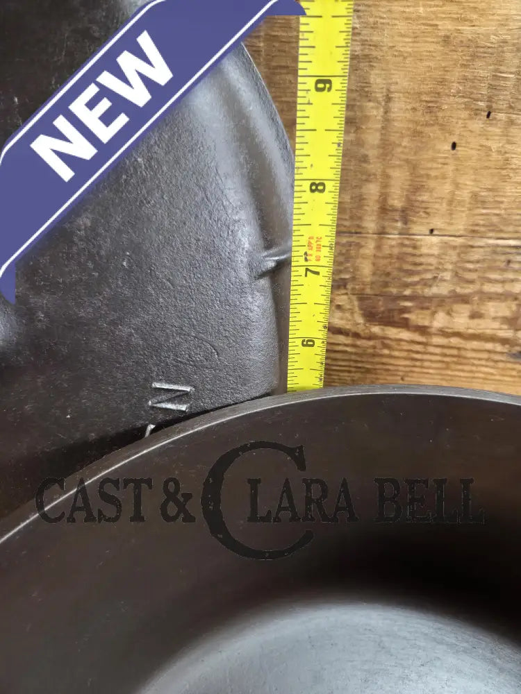 HUGE!! 1920’s Griswold Size #10 (835 A) Dutch Oven with Large Block Logo and (2553 A) Lid. One of the BIGGEST you can