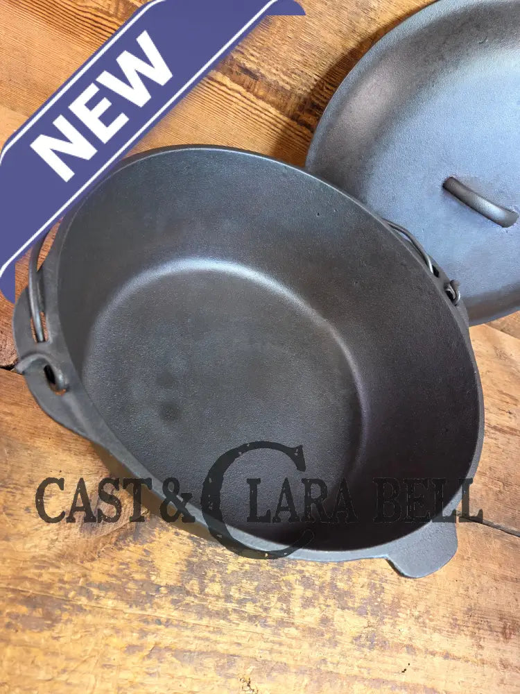 HUGE 1940βs Era Lodge Dutch Oven. Wonderful condition ready to use! - Dutch Ovens Trivets & Kettles