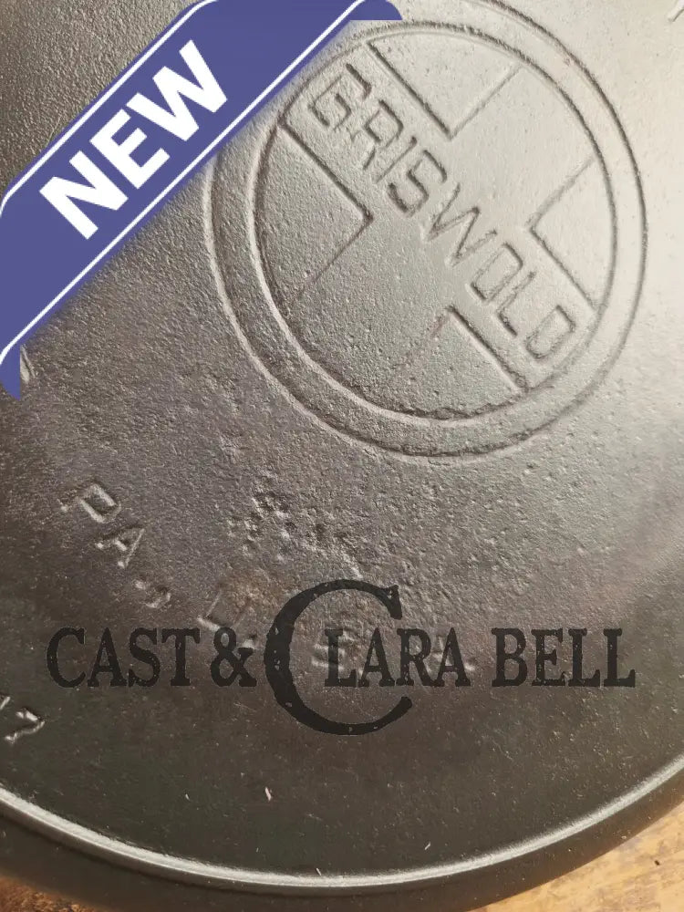 Huge beautiful 1930βs Griswold No. 11 Skillet Large Block Logo 717. Perfect bacon skillet! Restored Ready to Use!