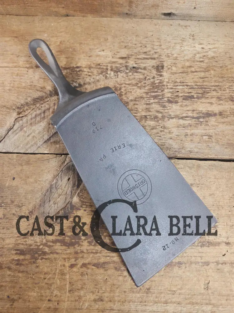 Huge Repurposed Griswold Small Block #12 cast iron spatula. One of a kind and ready to grill! SC24