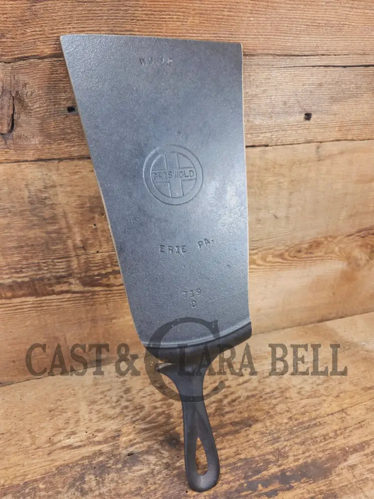 Huge Repurposed Griswold Small Block #12 cast iron spatula. One of a kind and ready to grill! SC24 - Spatula