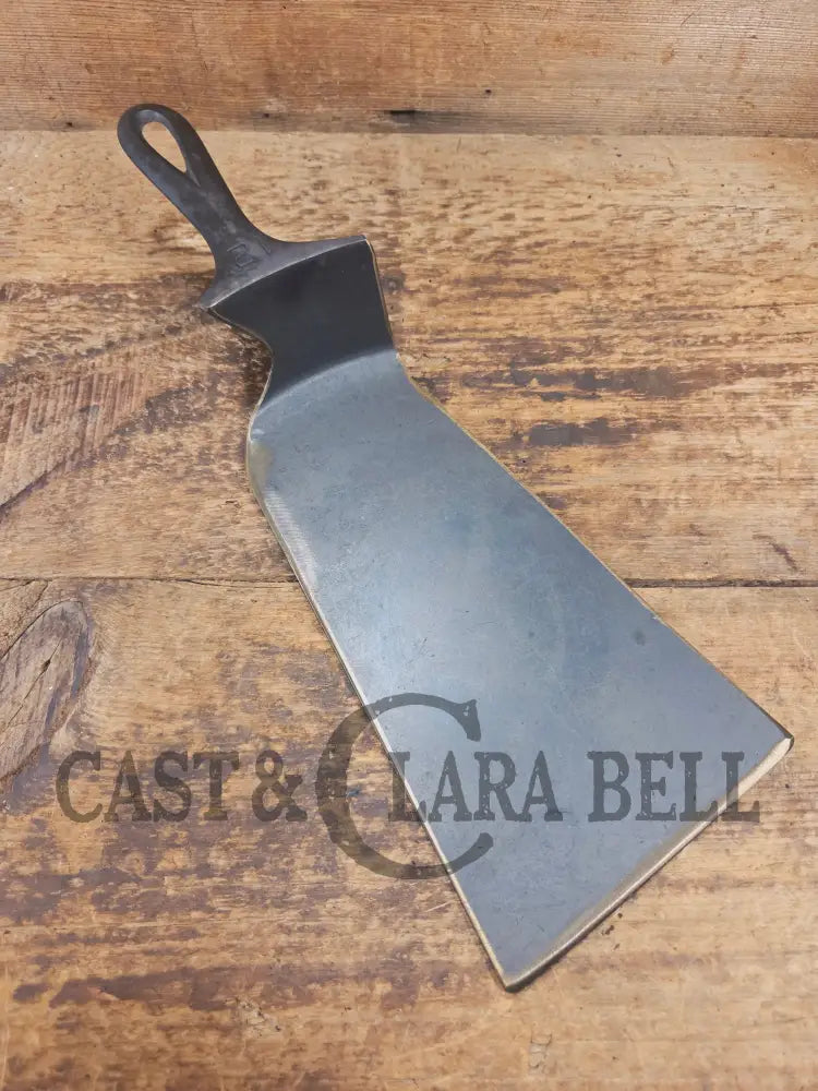Huge Repurposed Griswold Small Block #12 cast iron spatula. One of a kind and ready to grill! SC24 - Spatula