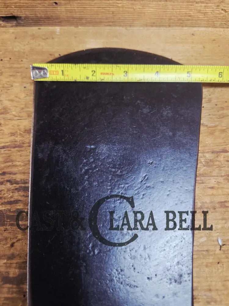 HUGE! Repurposed Late 1800βs! Fancy Handled #9 Cast Iron Skillet with Raised W and Gatemark. One of a kind! SC24