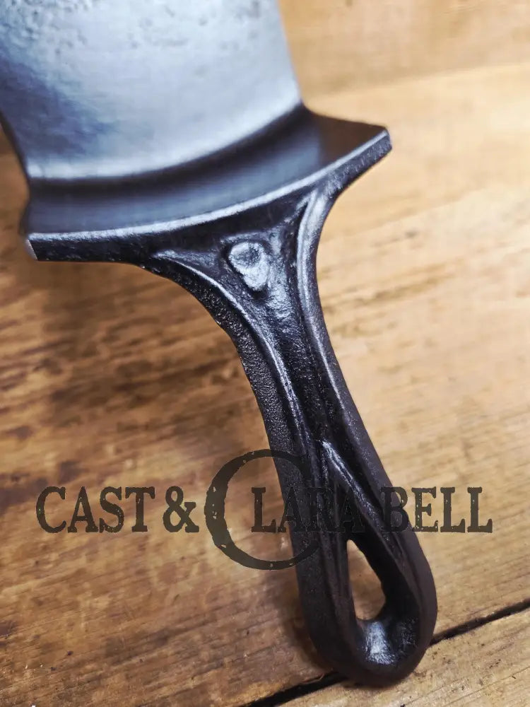 HUGE! Repurposed Late 1800βs! Fancy Handled #9 Cast Iron Skillet with Raised W and Gatemark. One of a kind! SC24