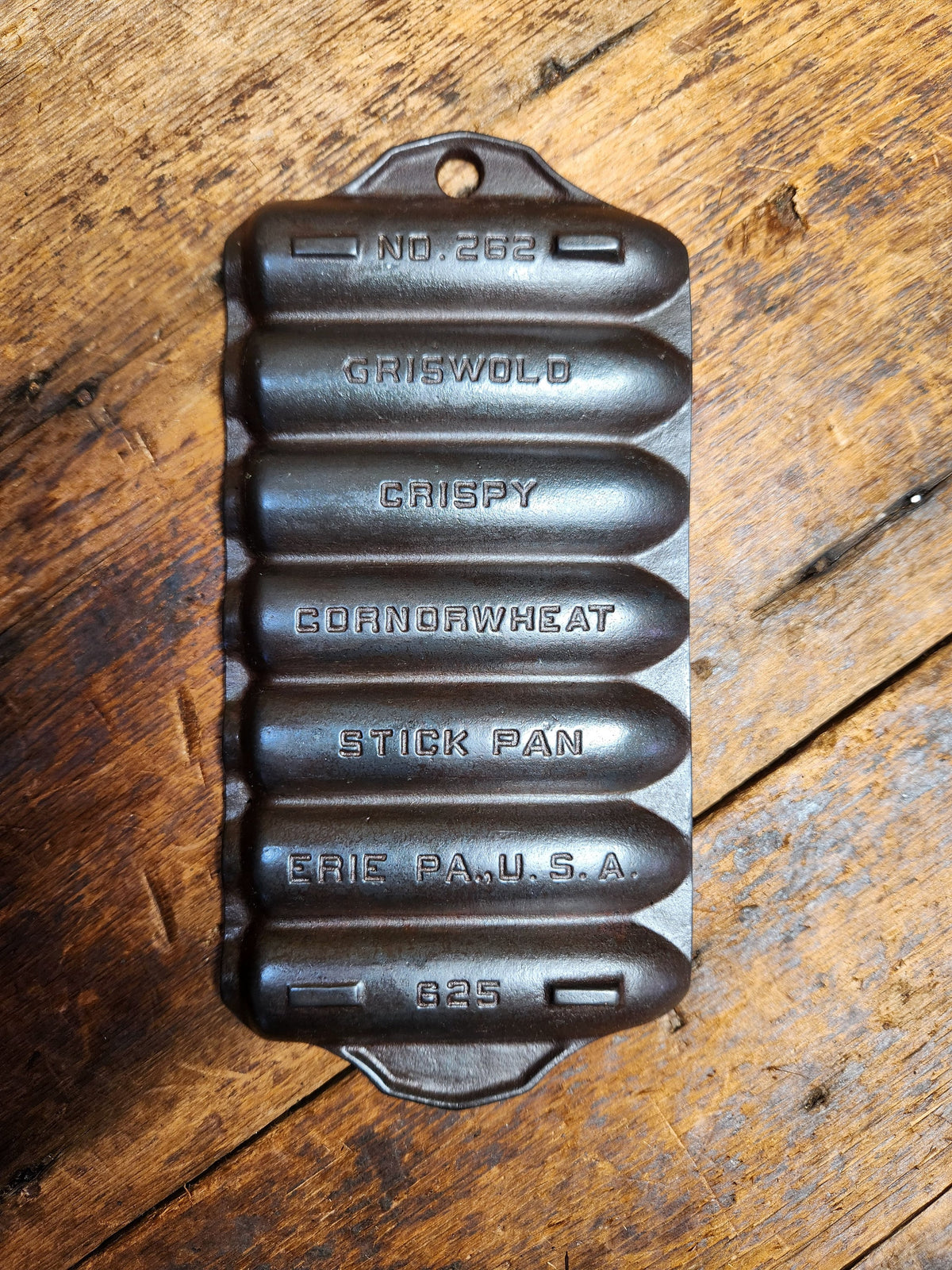 Awesome Gift! Toy Griswold No. 262 Cast Iron Crispy Corn Or Wheat Stick Pan 7 Cup. Great For Display